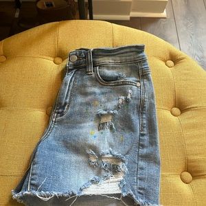 Judy Blue Size small Paint Splatter Shorts